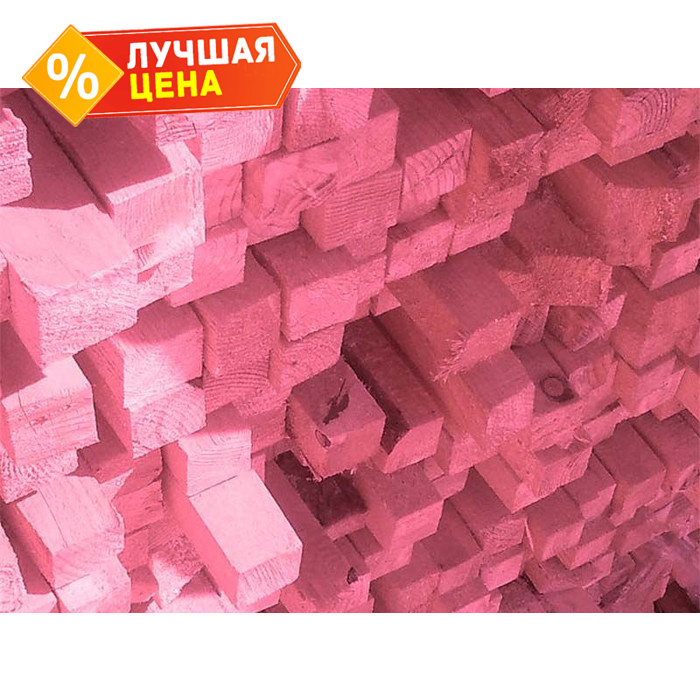 Брус обрезной антисептированный естественной влажности 150х150х6000 сорт 1-3