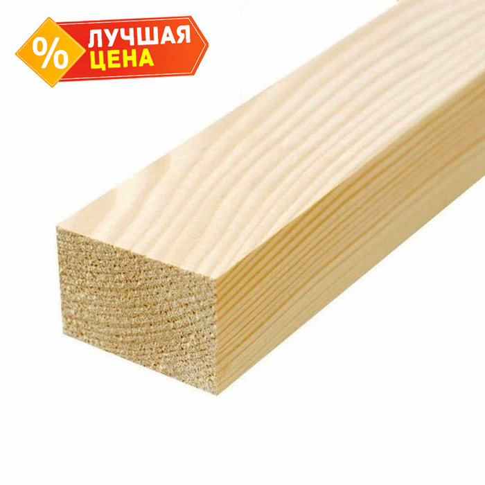 Доска сухая строганная 40х50х6000 сорт AB