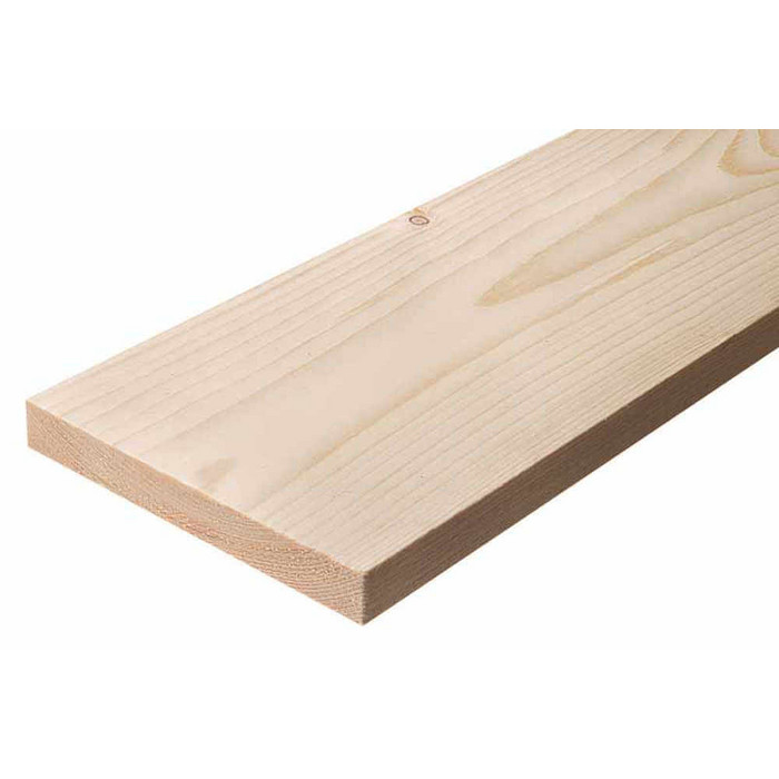 Доска сухая строганная 18х146х4000 сорт АВ